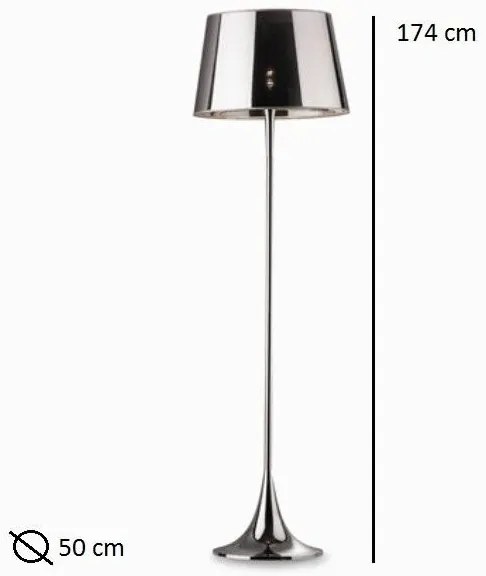 Lampadar modern LONDON CROMO PT1 032382