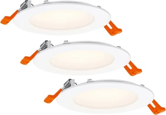 Osram - Set 3x spot LED încastrat, 8W, 230V, 3000K, alb