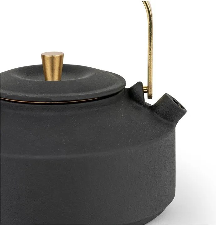Ceainic negru cu filtru din fontă 1 l Shangdong – Bredemeijer