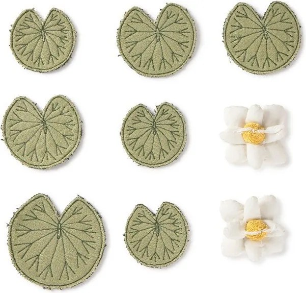 Covor de joacă pentru copii gri deschis din bumbac 130x170 cm Swan Lake – Lorena Canals