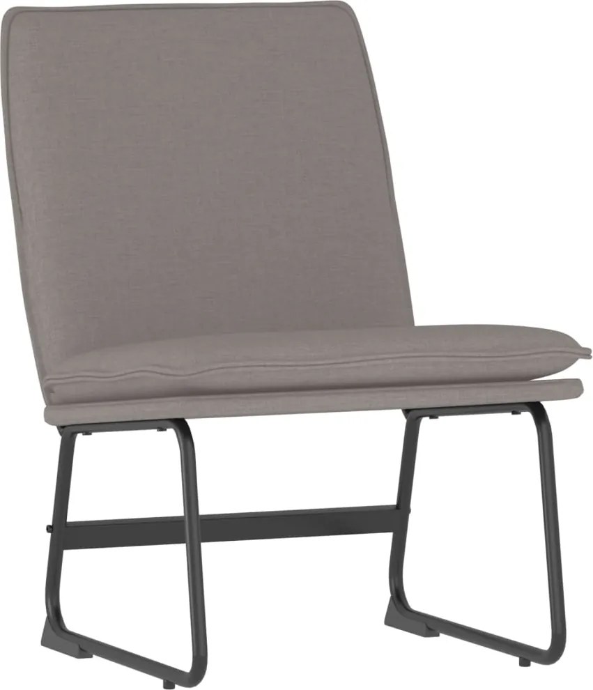 vidaXL Scaun de relaxare, gri închis, 52x75x76 cm, material textil