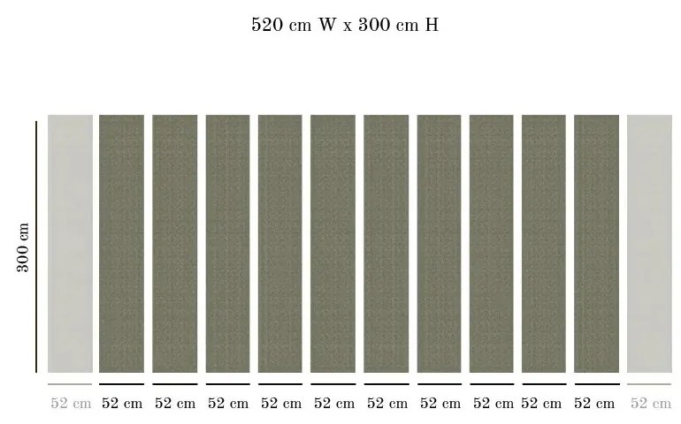 Tapet VLAdiLA Twill olive 520 x 300 cm