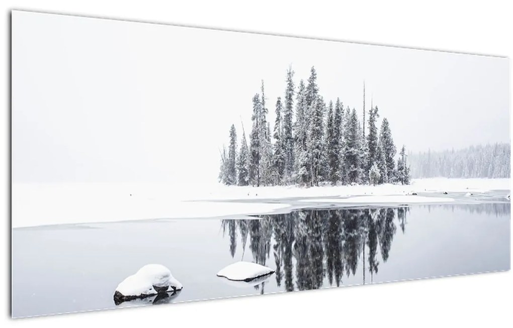 Tablou - A fost alb (120x50 cm)