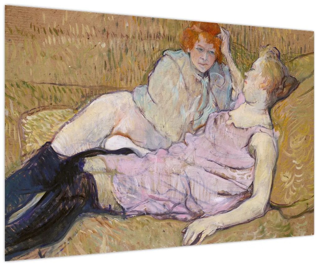 Tablou - Henri de Toulouse-Lautrec, The Sofa, reproducere (90x60 cm)