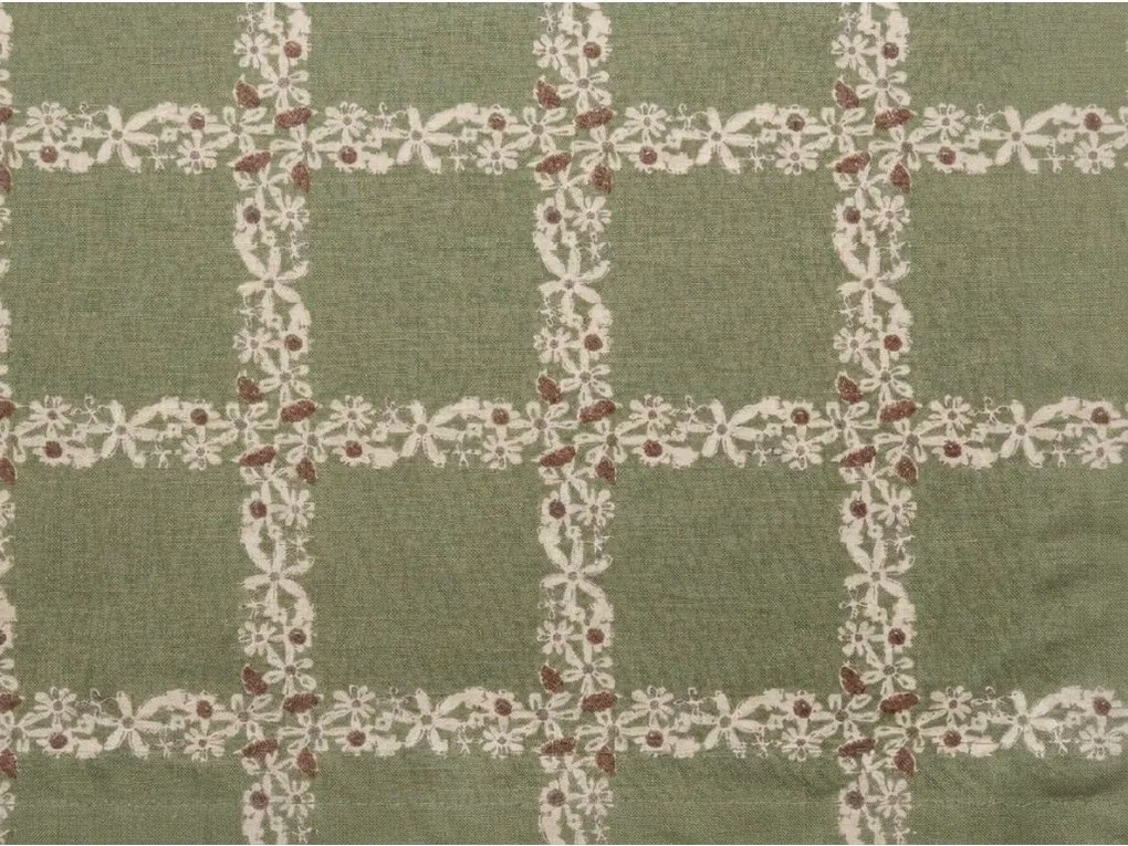 Lenjerie de pat din bumbac Renforce BLOMORA verde Dimensiune lenjerie de pat: 70 x 90 cm | 140 x 200 cm