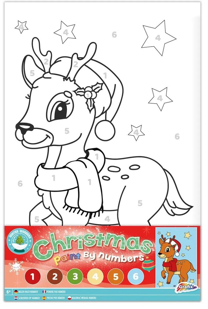 SET PICTURA PE NUMERE - MAGIA CRACIUNULUI - GRAFIX (800001)