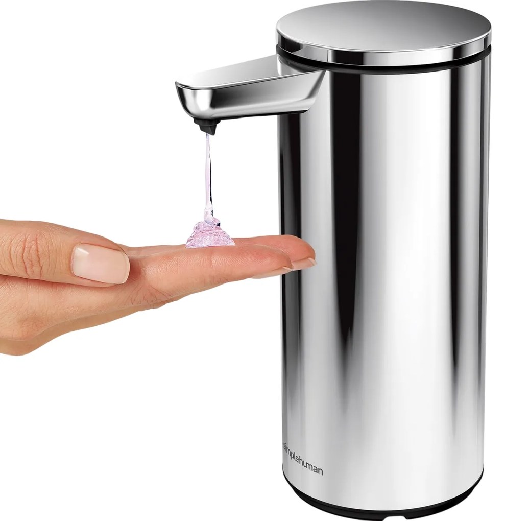 Simplehuman Dozator de săpun fără atingere 266 ml,oțel inoxidabil lucios