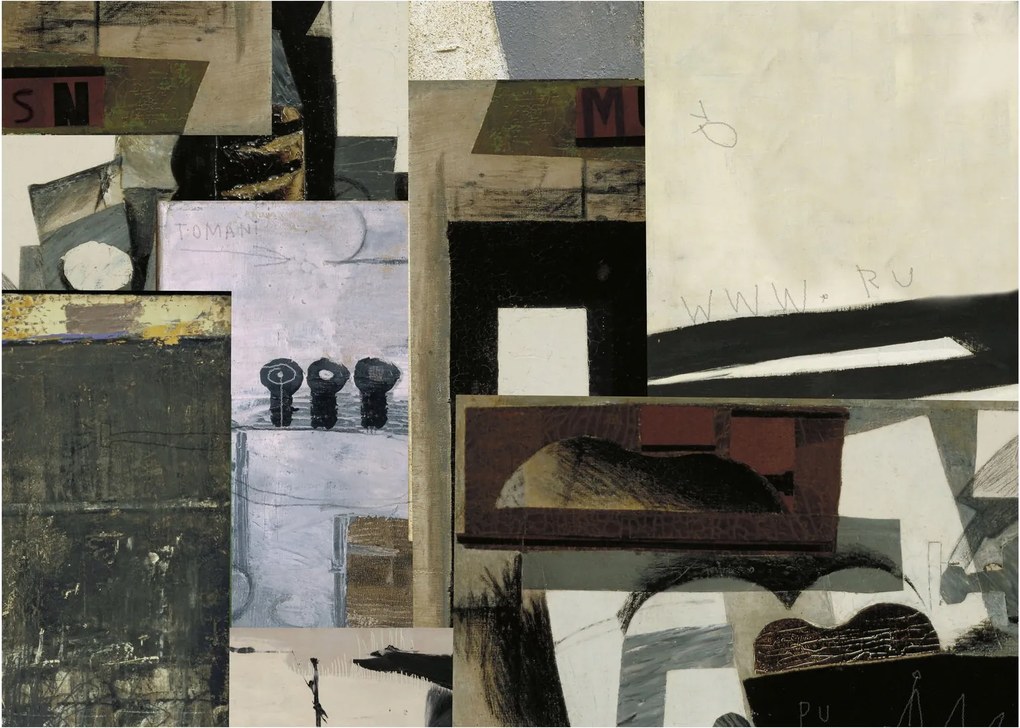 Tablou pe sticlă - Cubism (70x50 cm)