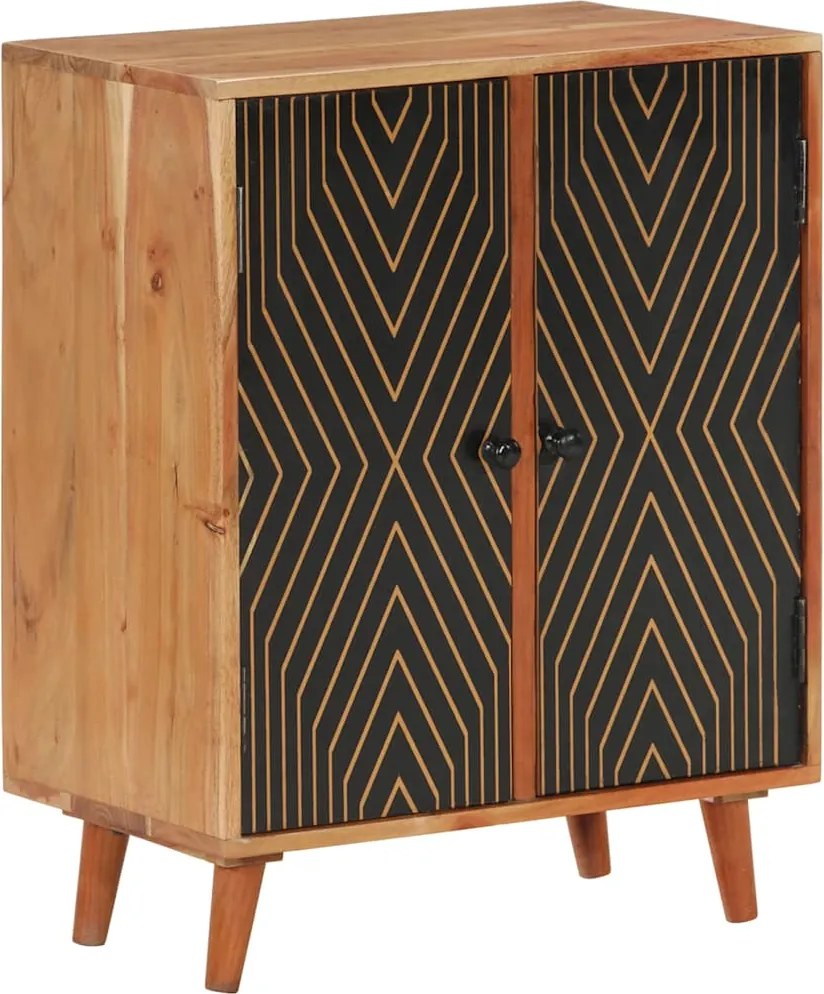 vidaXL Servantă, 60x35x74 cm, lemn masiv de acacia