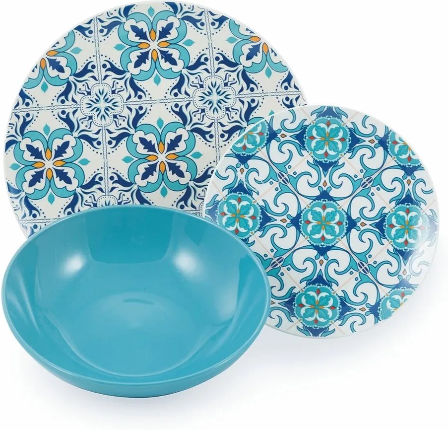 Set veselă din porțelan Villa d'Este Porto, 18 piese