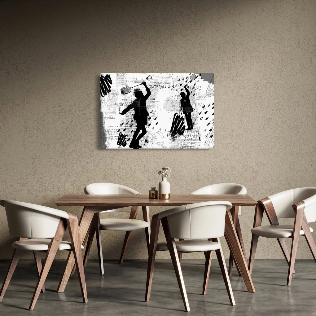 Tablou - Artă stradală - zarvă (90x60 cm)