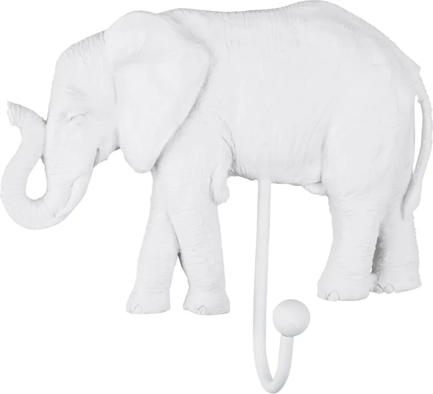 Cârlig PT LIVING Elephant, alb