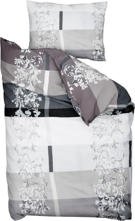 Lenjerie de pat din bumbac Luxury, gri