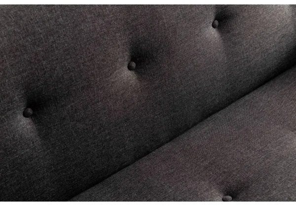 Canapea NARA cu 2 locuri, gri închis