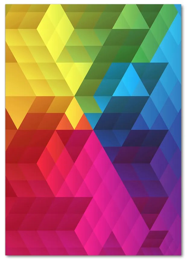 Tablou Printat Pe Sticlă fundal geometrică