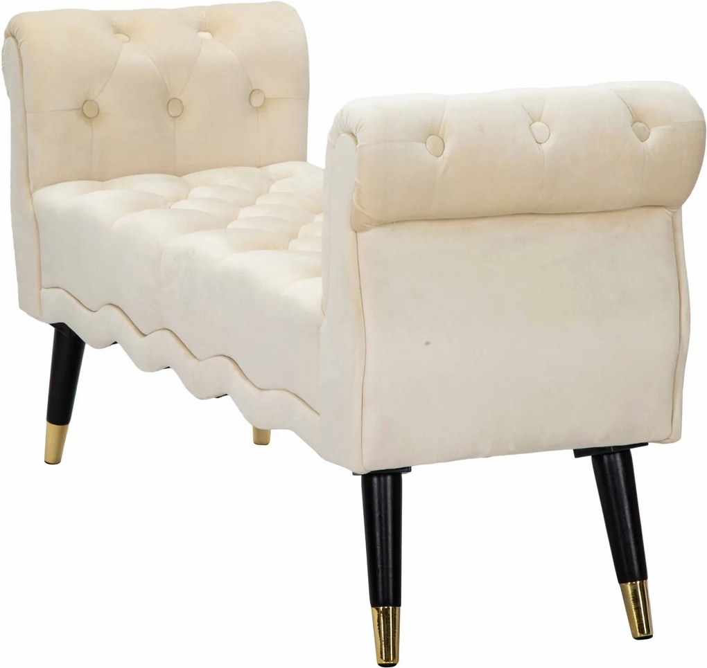 Bancheta Mauro Ferretti Paris Crema/Gold