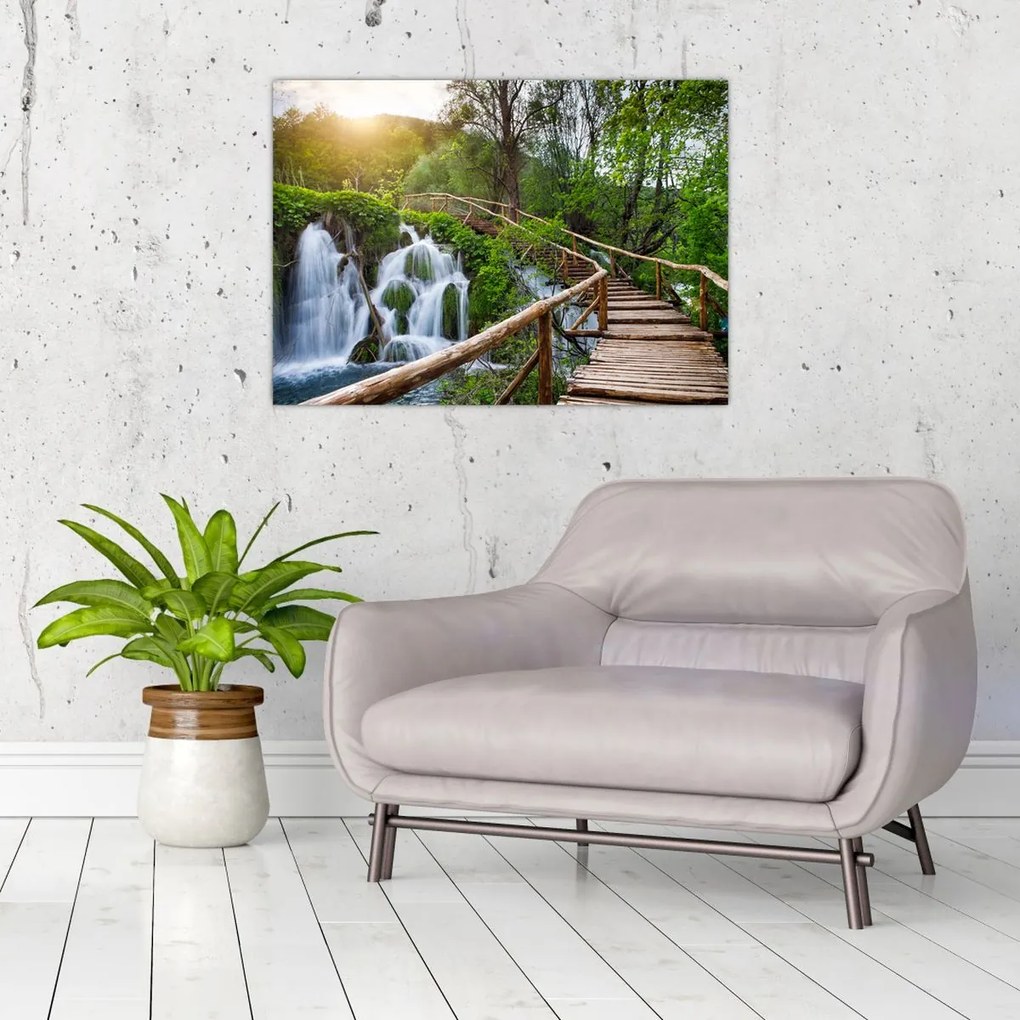 Tablou - Lacurile Plitvice (70x50 cm)