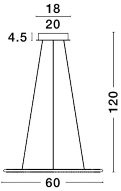Lustra LED design modern Livorno NVL-8107401