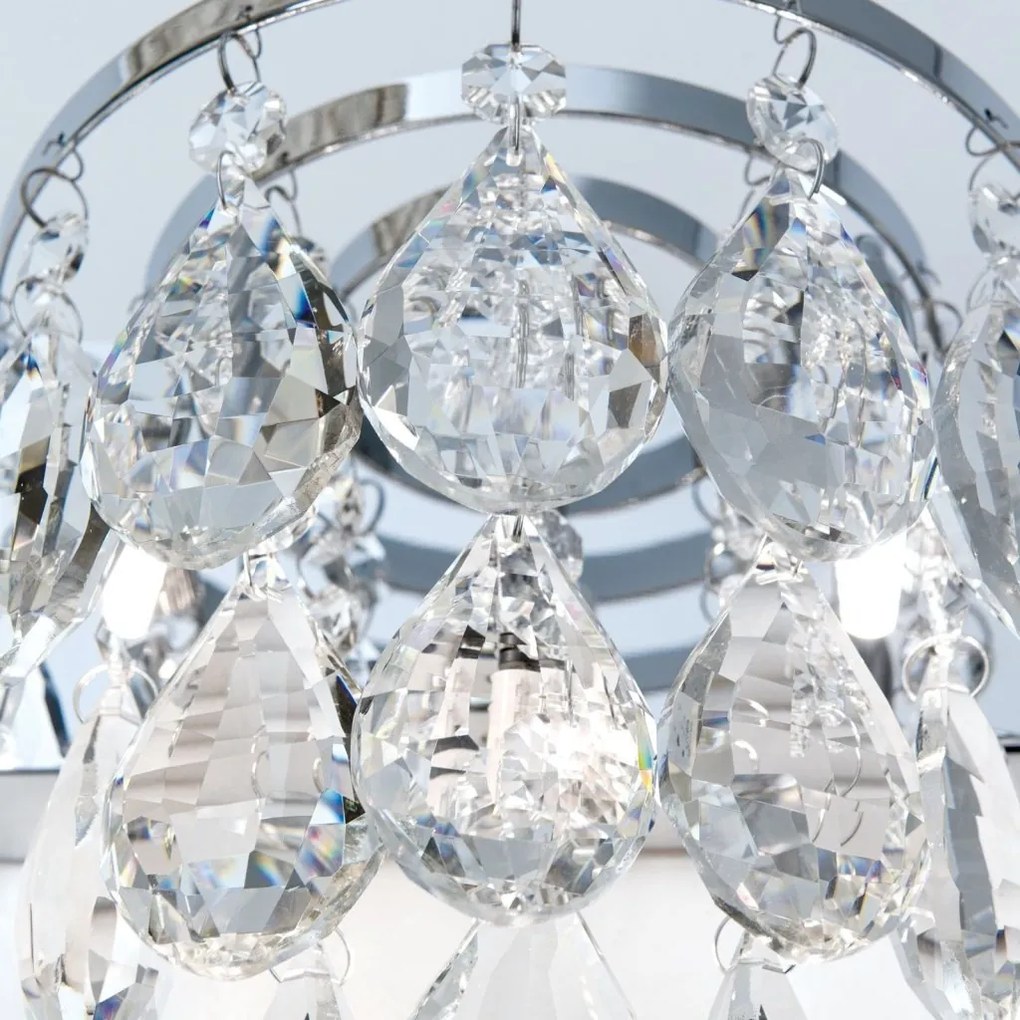 Aplica de perete cristal K9 design elegant CELESTE crom