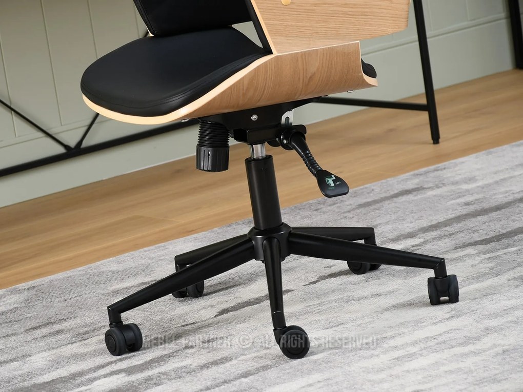 Scaun Oscaro (stejar negru + negru). 1110528