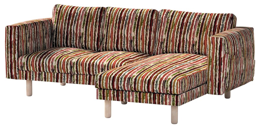 Husă pentru canapeaua Norsborg cu 3 locuri și șezlong Norsborg