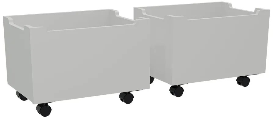 Pat Semi-Înălțat (Mid Sleeper) Forrest Beech 90x200 cm, pentru Camera Copii, din Lemn de Fag Lăcuit Alb, cu Tobogan și Sertare – Vipack