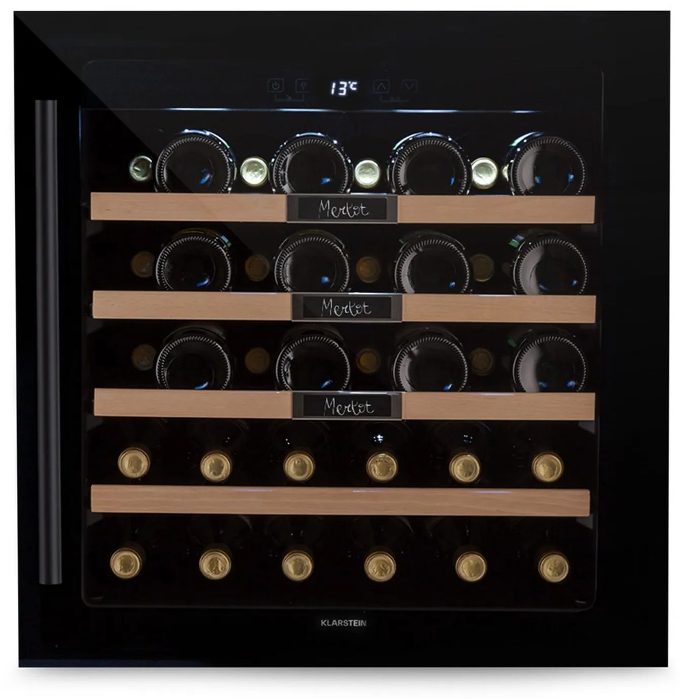 Vinsider 36 Built-In Uno, frigider pentru vin încorporat, 36 sticle, 92 litri, oțel inoxidabil