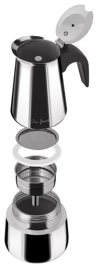 Cafetieră Lamart LT7077 Moka Kaffe, din oțelinoxidabil, 6 căni, L