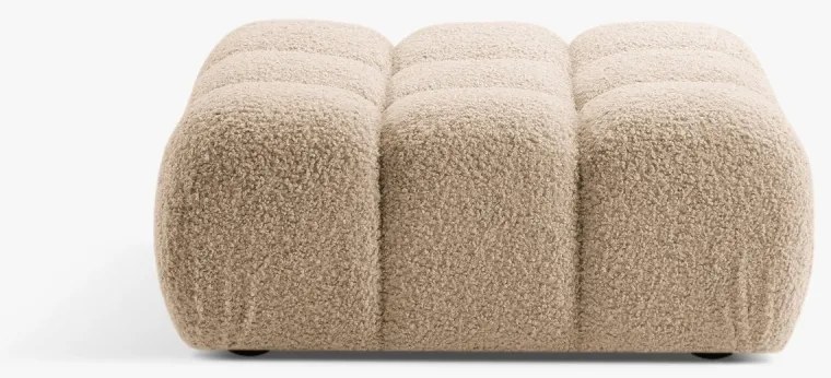 Taburet Bellis boucle L94 cm