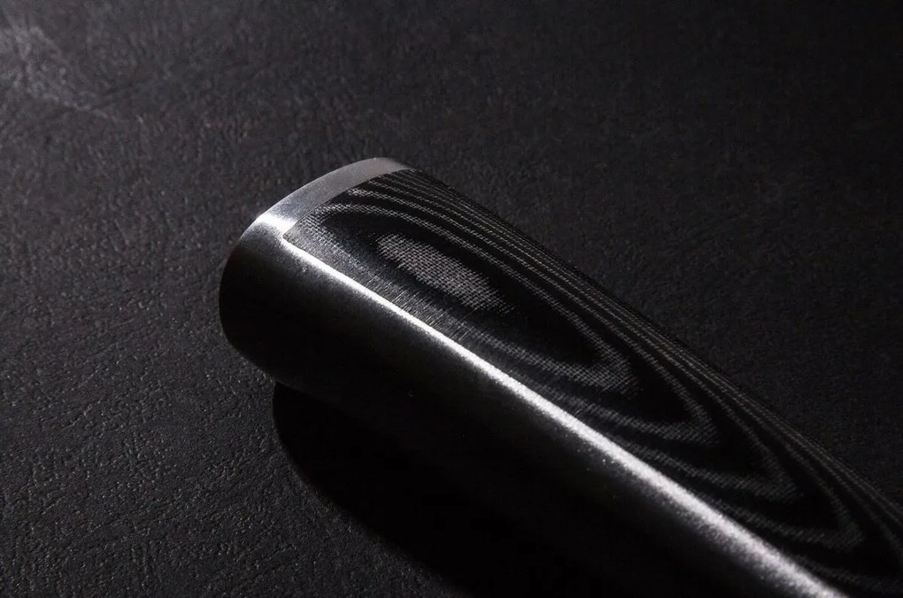 Set de cuțite G21 Damascus Premium în bloc de bambus, cutie, 5 bucăți + piatră de ascuțit