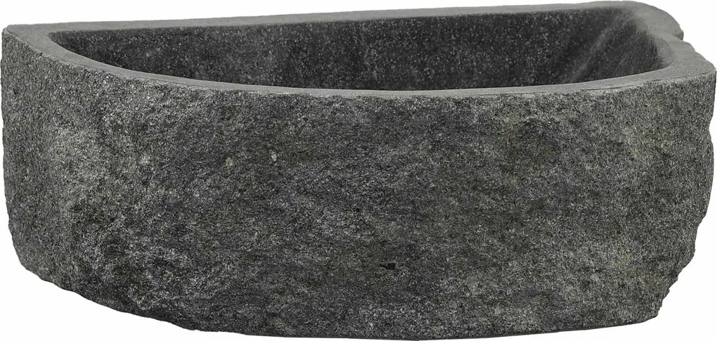 vidaXL Chiuvetă de perete Gri 45 x 35 x 15 cm Piatra de râu