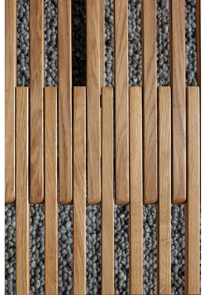 Măsuță de cafea în culoare naturală din lemn de stejar 60x70 cm Unai – MOME