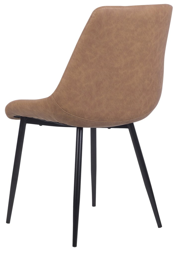 Set 2 buc. scaune pentru sufragerie Masar (maro auriu). Promo -43%. 1009941