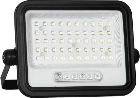 Proiector solar LED cu dimmer, 100W, 3,2V, IP65, 5000 mAh, negru + telecomandă