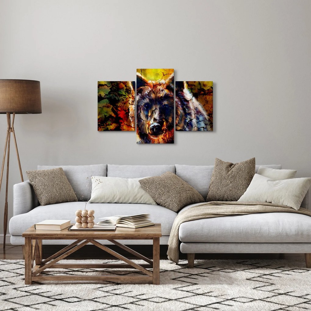 Tablou - Urs,pictură (90x60 cm)