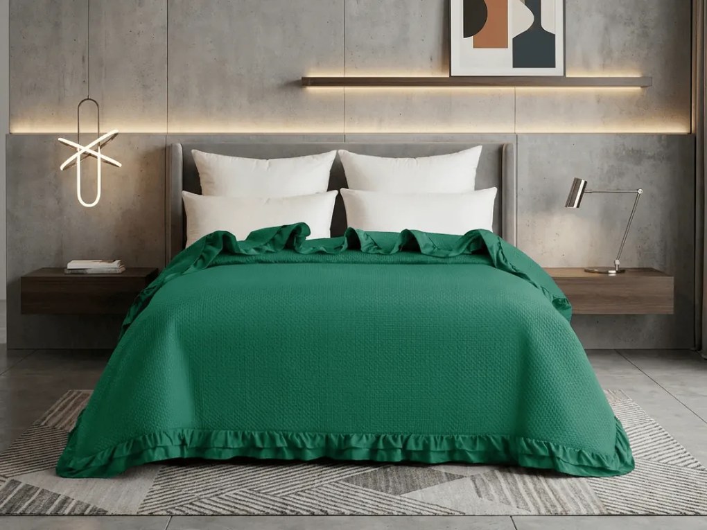 Cuvertura de pat MONTEGO, verde Dimensiune: 200 x 220 cm