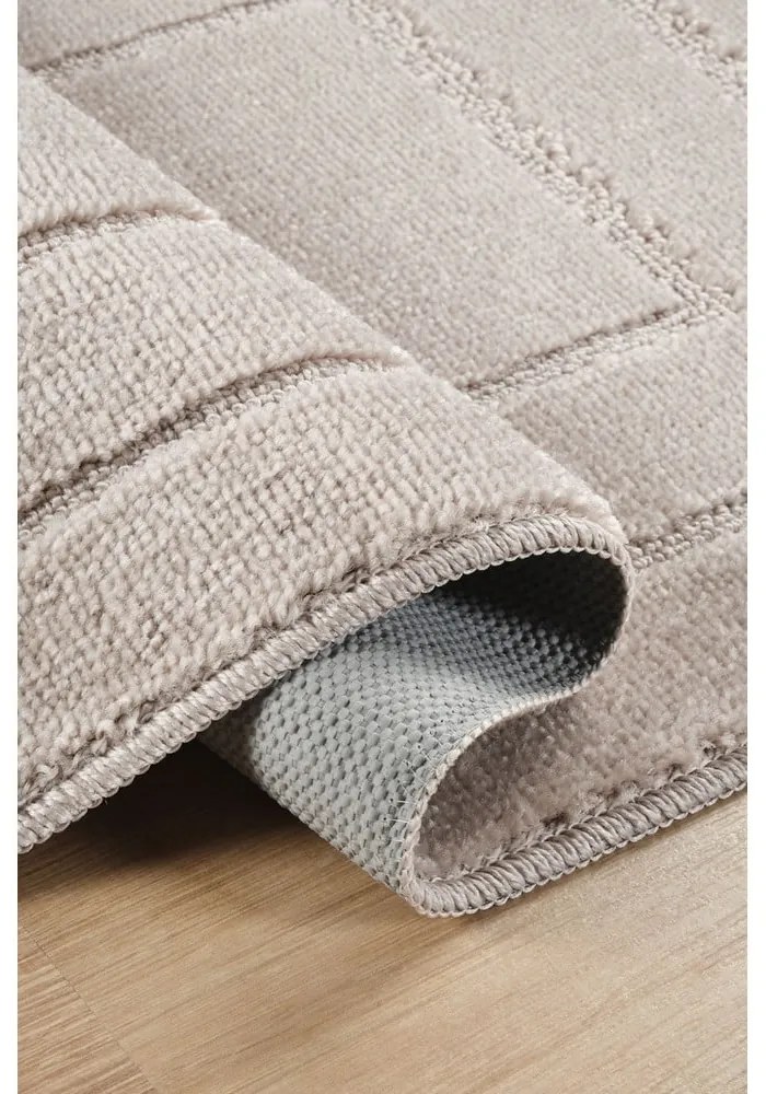 Covorașe de baie maro deschis 2 buc. 50x80 cm Cerceve – Foutastic