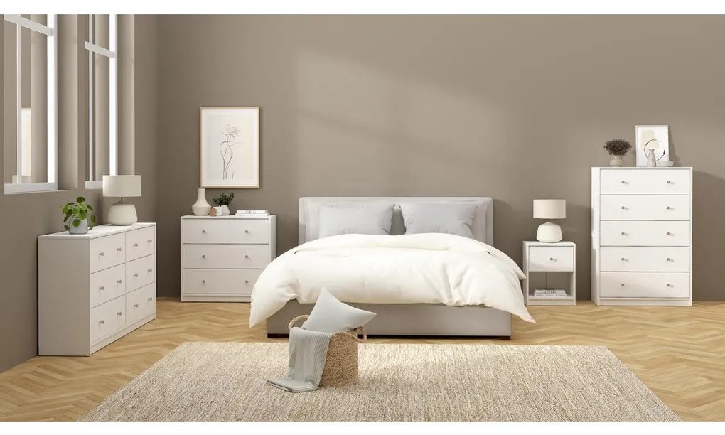 Comodă Myra III, alb