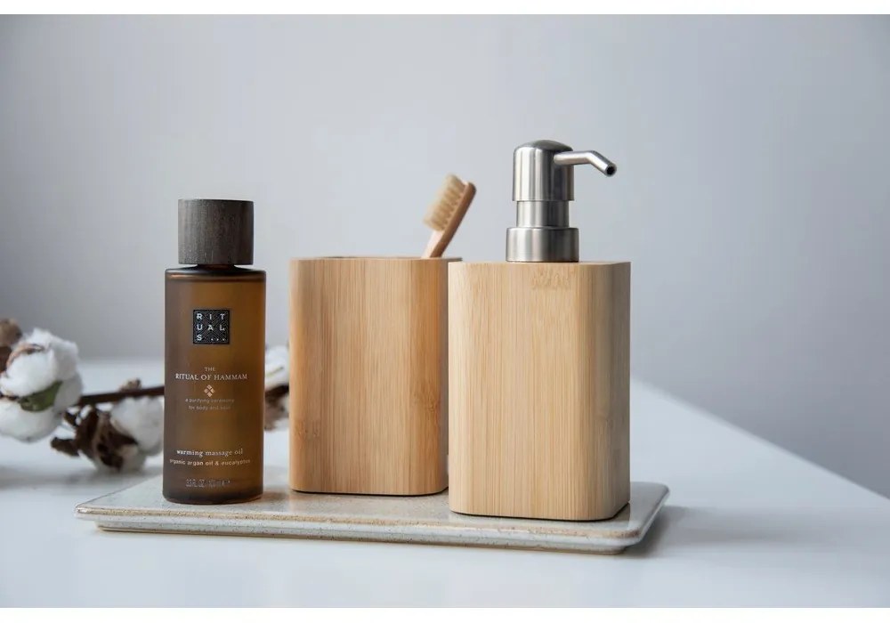 Dozator din bambus pentru săpun Wenko