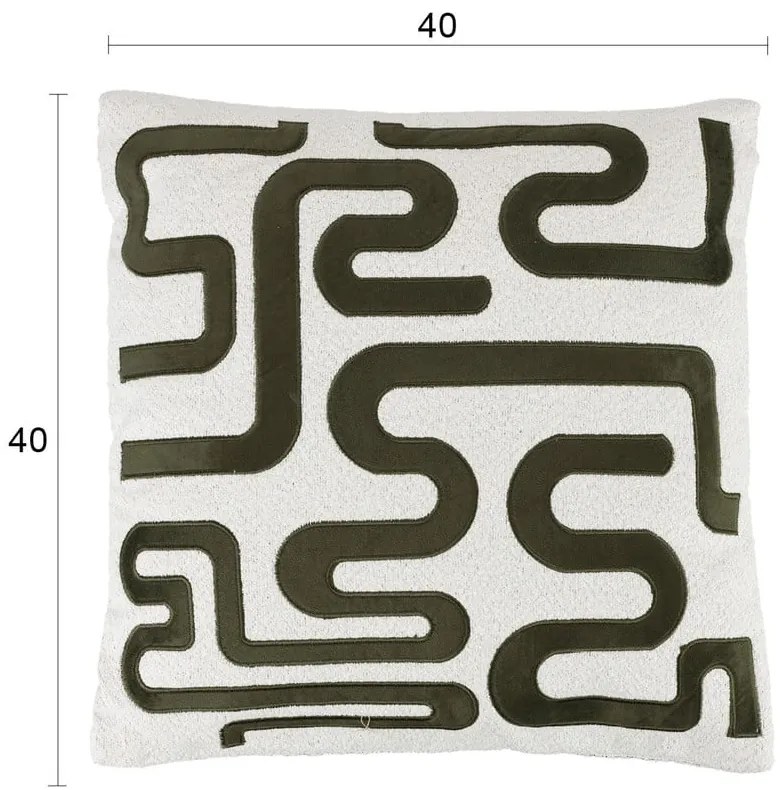 Pernă decorativă din catifea 40x40 cm Ayur – White Label