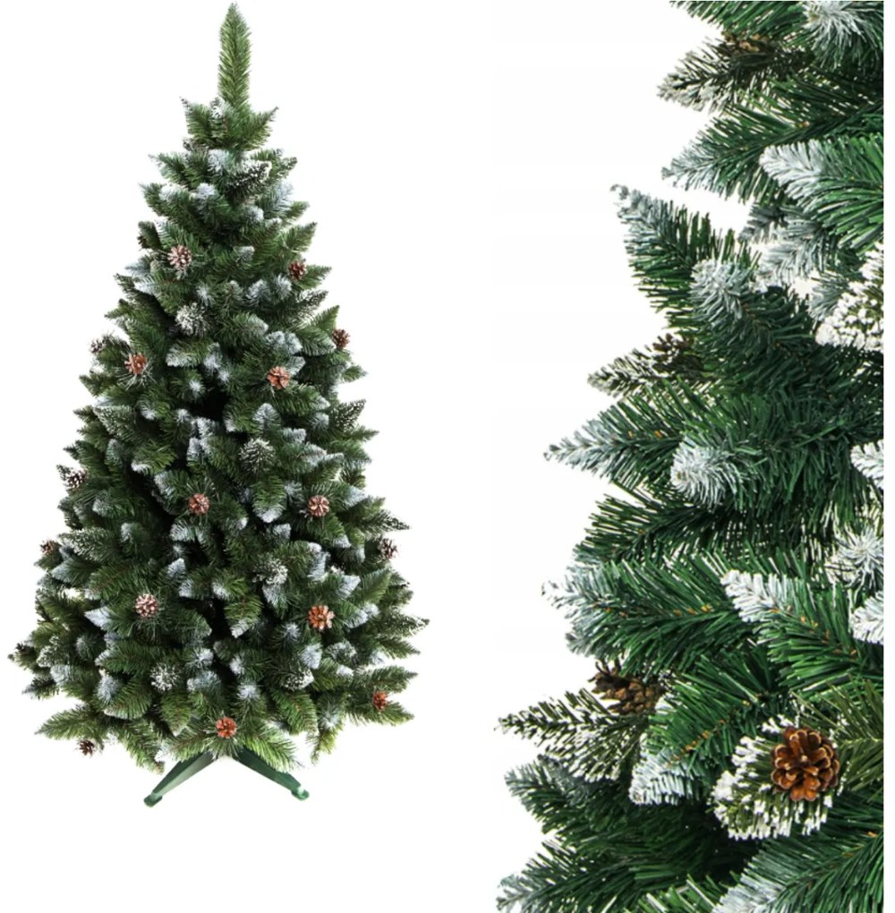 Brad de Crăciun Pin 150cm, cu conuri Luxury Diamond