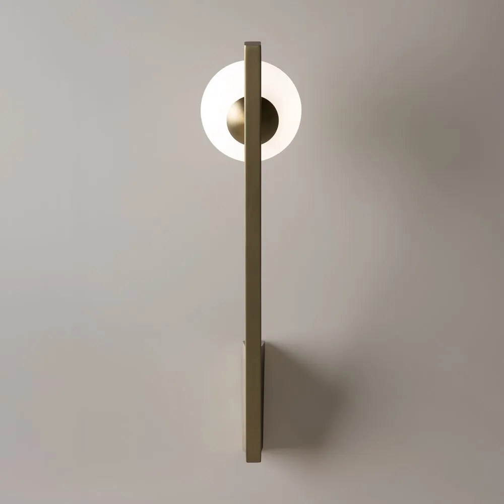 Aplica de perete design modern minimalist Kazimir auriu/alb