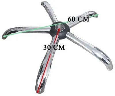Baza stea metalica pentru scaune D700