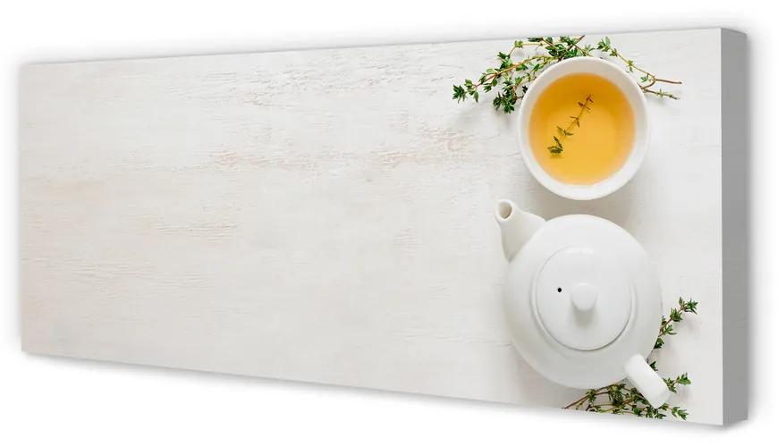 Tablouri canvas oală de ceai