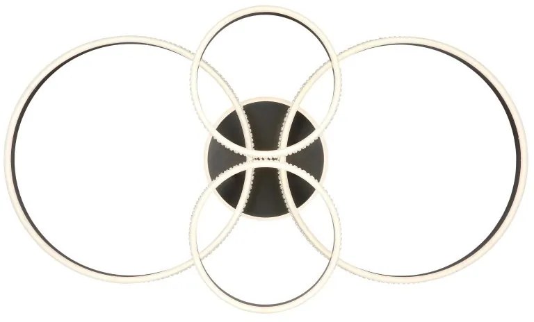 Plafoniera LED CCT GROUNI aluminiu titan mat