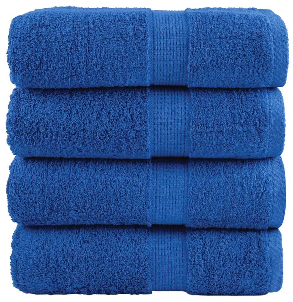 vidaXL Prosoape oaspeți premium SOLUND, 4 buc. 30x50cm 600gsm