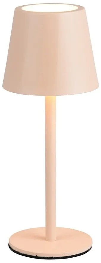 Veioză crem LED cu abajur din metal (înălțime 21 cm) Diaz – Reality