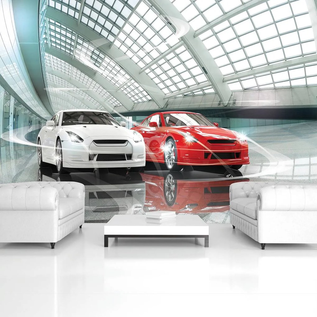 Fototapet - Autosalon luxos (254x184 cm)