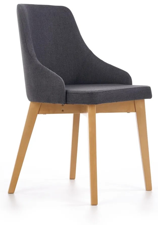 Scaun textil Toledo stejar miere/Inari95