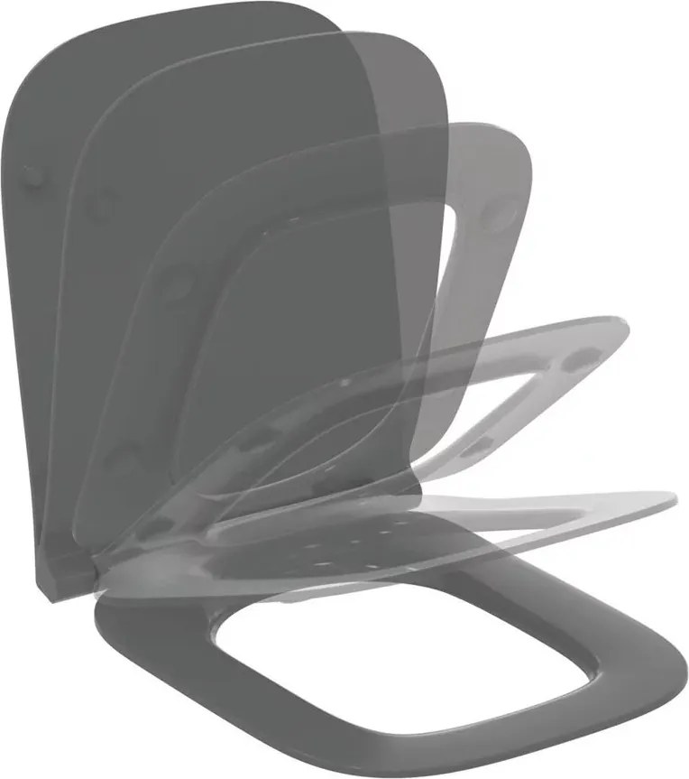 Capac WC softclose Ideal Standard i.life B gri slim Quick Release